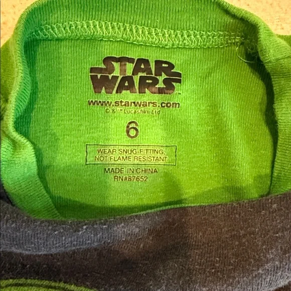 Kids Star Wars Pajamas - 6 - Picture 2 of 3